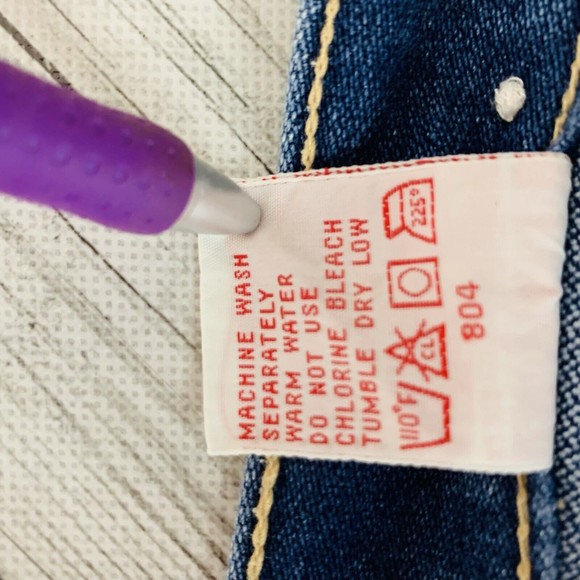 Women’s Gitano High Rise Denim Blue Jeans Zippern Pockets Size 14 W 28 L 27 - Picture 9 of 9